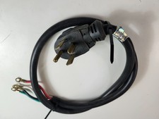 6-ft 4-Prong Black Dryer Appliance Power Cord 0333552 30 amp