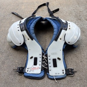 Douglas Mr D 3XL Varsity Shoulder Pads Football Gear 23” - 24” 3X Missing Straps