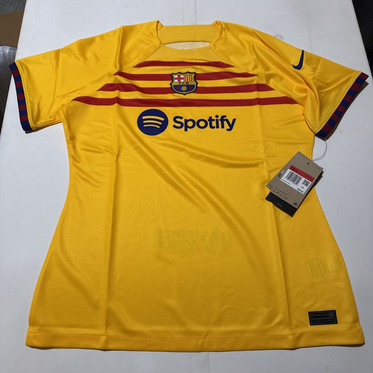 FC Barcelona 4th Women's Nike Jersey 2023/24 Size Large Slim