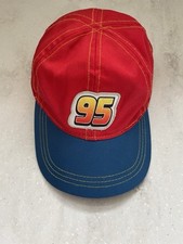 Disney Pixar Cars Lightning McQueen Red Boys Cap Hat Ages 4 To 10