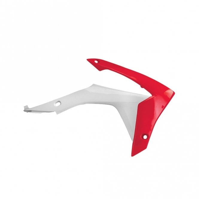 Acerbis Rad Scoops (Pair) - CRF450 13-16 CRF250 14-17 (OEM Red/White)