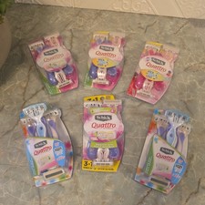 6 pack variety Schick Quattro 4-Blade Disposa...
