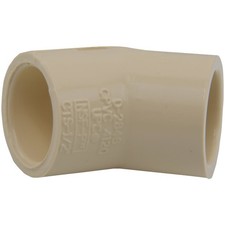 Charlotte Pipe 1/2 In. Slip x Slip 45 Deg. CPVC Elbow (1/8 Bend) Charlotte Pipe
