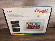 Polaroid 10" Digital Photo Frame Color Screen XSA-10169S Internal Storage 512MB