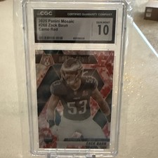2025 Panini Mosaic #268 Zack Baun Mosaic Camo Pink