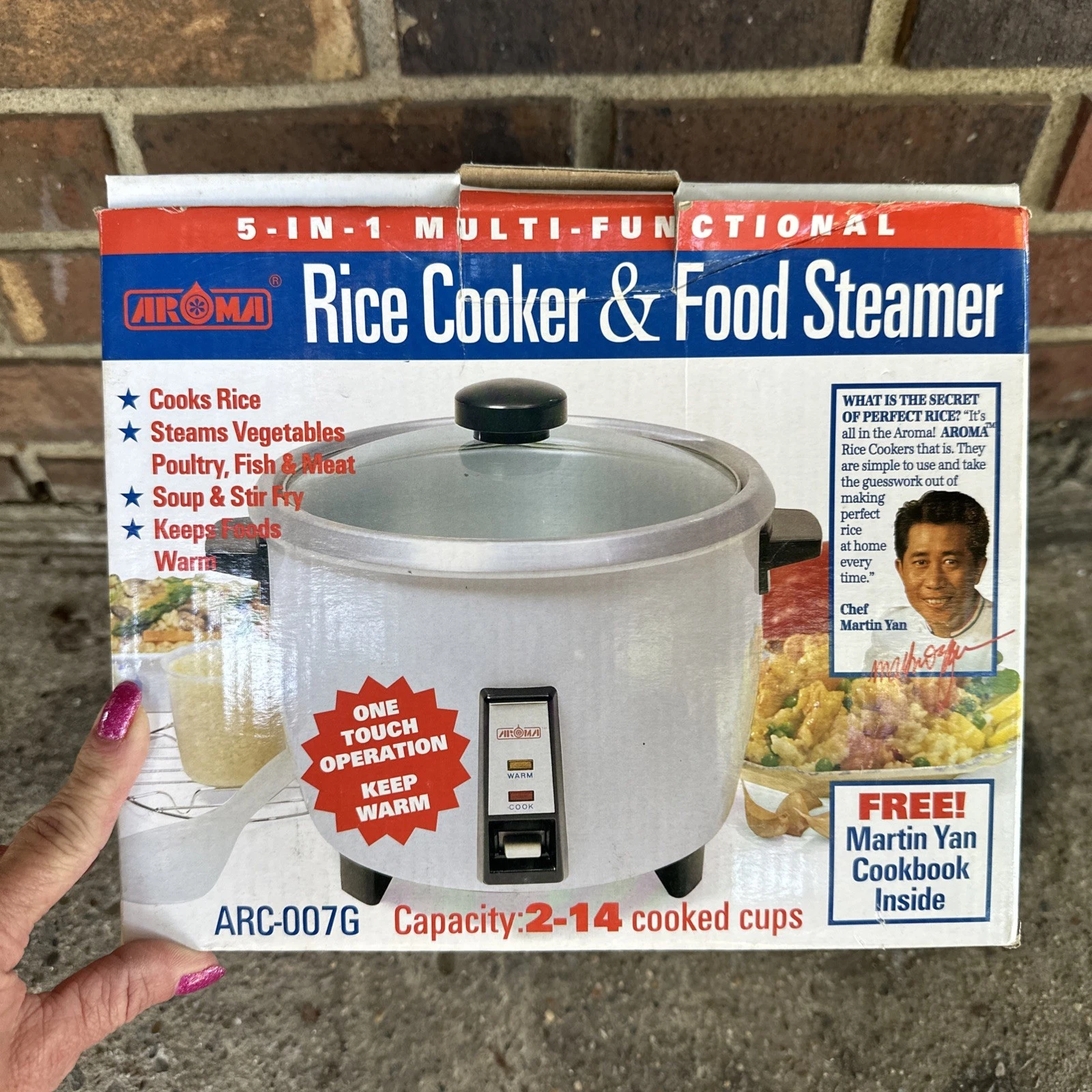 NEW - Aroma 5 In 1 Rice Cooker And Food Steamer ARC703G
Opens in a new window or tab