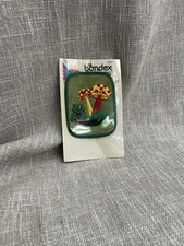 Bondex Embroidered Cotton Sued Iron On Patch Frog Mushroom Vintage