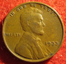 1933 (P) Lincoln Wheat Cent/Penny - F Fine to VF Very Fine - Actual Coin B3431 Philadelphia Lincoln Wheat