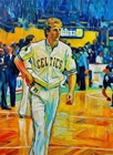 Larry Bird Grailpop Painting Art Card Print Artist Signed Limited /30 ACEO S2#25