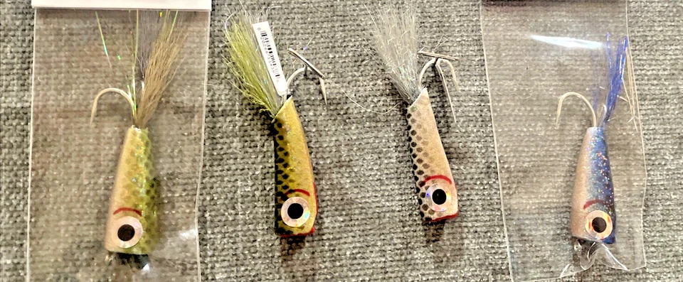 Lot Of 4 SALTWATER Rainy’s CB Bubble Head Flies - RAINY'S FLY FISHING      (R4) - Image 3 of 4