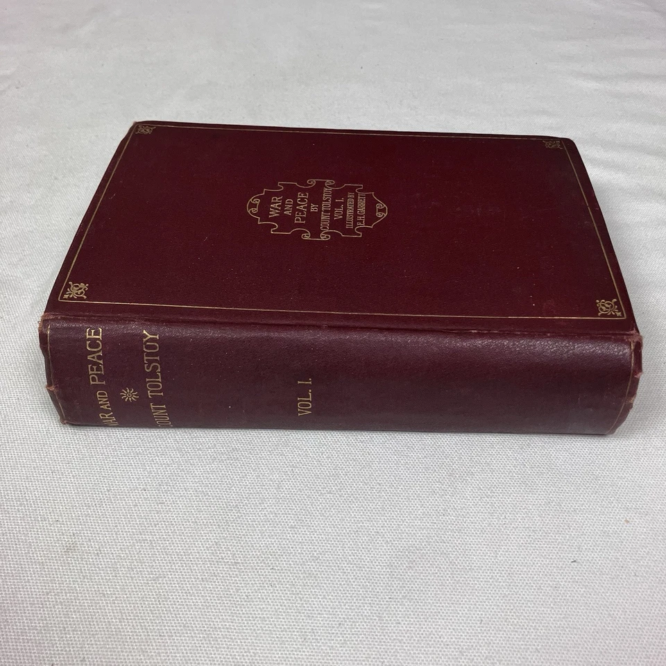 War And Peace Count Tolstoy Circa 1900 Illustrated By E H Garrett - Image 3 of 4
