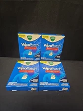 4pc Lot Vicks VapoPatch Soothing Lasting Vapors 5 Wearable Aroma Patches Each
