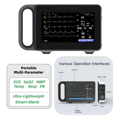 #ad 7 Inch Touch Screen Vital Signs Monitor Multi parameter Medical Patient Monitor $399.00