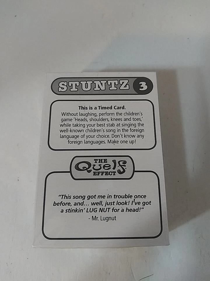 Quelf 2008 Family Edition Board Game Replacement Cards Yellow Sealed 88 Cards - Image 2 of 2