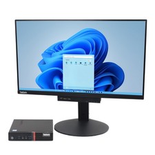 Lenovo ThinkCentre Tiny-in-One 24 Monitor + Lenovo ThinkCentre M700 10HY003LGE