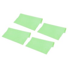 Microfiber Cleaning Cloth 6" x 6" Suede for Camera Lens Eyeglasses Green 12pcs