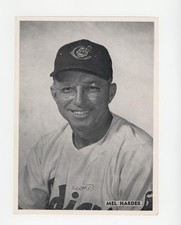 1959 Cleveland Indians Team Issue Mel Harder 0q3