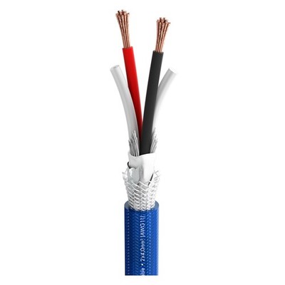 Sommer Cable Lautsprecherkabel DUAL BLUE; 2x 4,00 mm²; aqua, Highend/ lfdm.