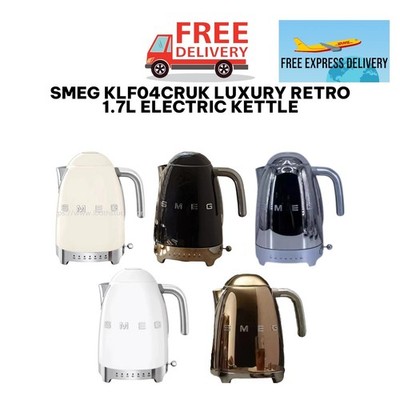 SMEG KLF04CRUK Luxury Retro 1.7L Electric Kettle   Variable Temperature