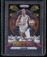 2025 Panini Prizm WNBA #1 A'ja Wilson Groovy
