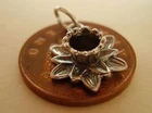 NATIONAL  FLOWER OF WALES  ' DAFFODIL '  STERLING SILVER CHARM