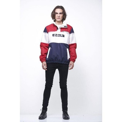 members only color block jacket