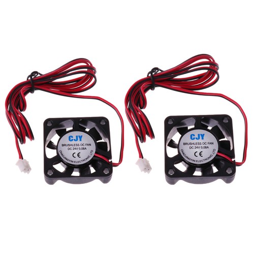 2x Kühlerlüfter DC 24V 4010 bürstenlos Kühlgebläse für 3D- 40x40x10mm
