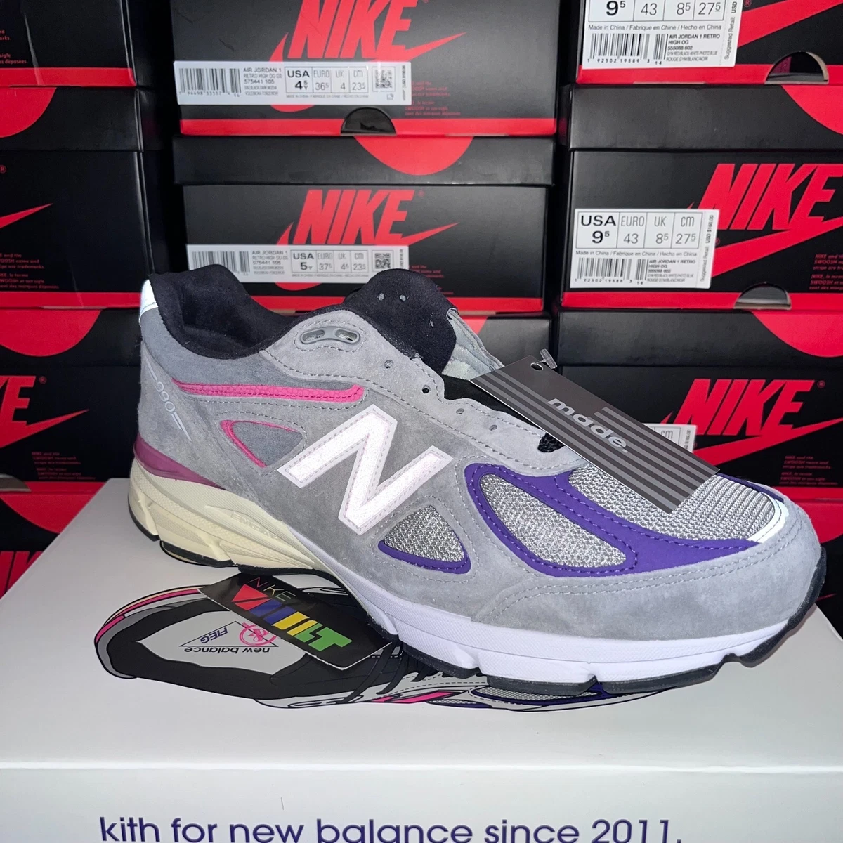 Size 12 - New Balance 990v4 Kith United Arrows & Sons M990KT4 ...