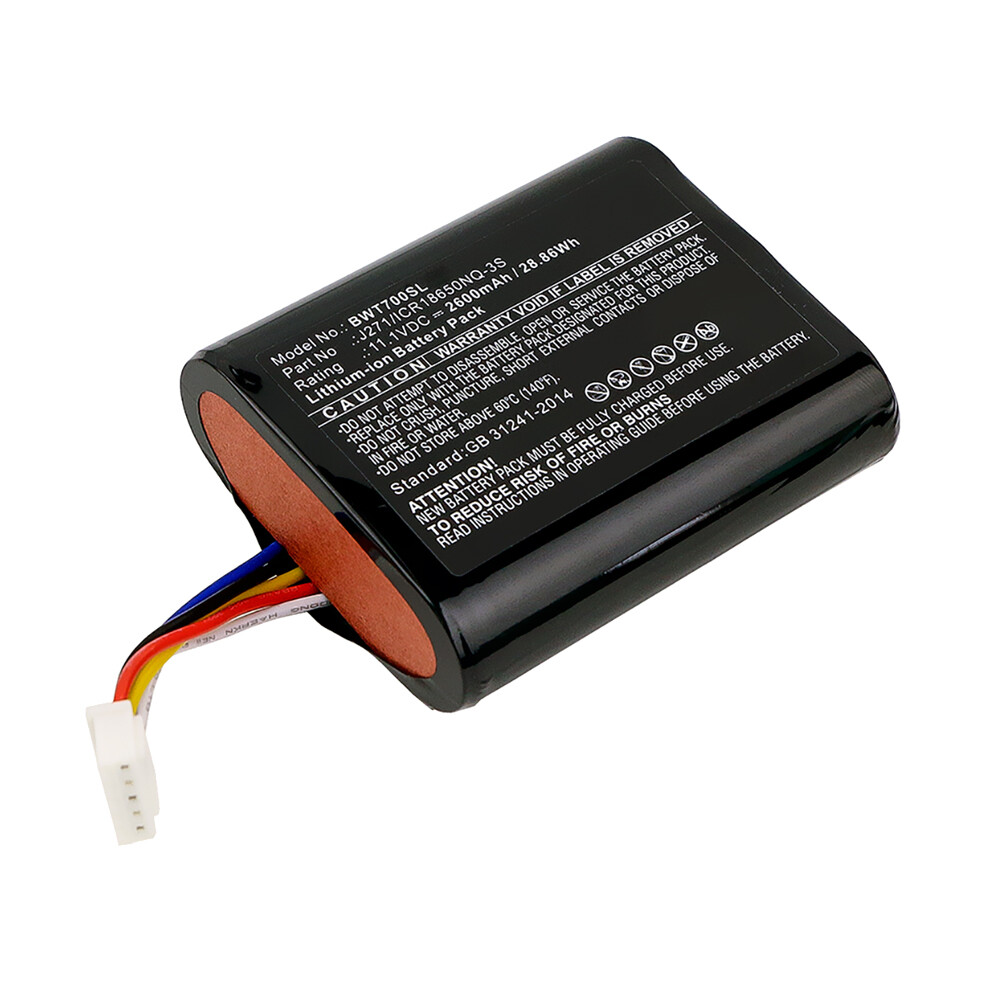 Bowers Wilkins J271/ICR18650NQ-3S Battery Replacement 2600mAh