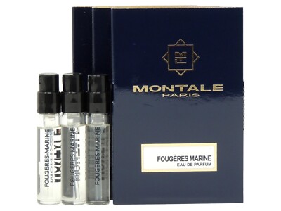 MONTALE PARIS FOUGERES MARINE EDP 2.0ml .06oz x 3 COLOGNE PERFUME SPRAY SAMPLES