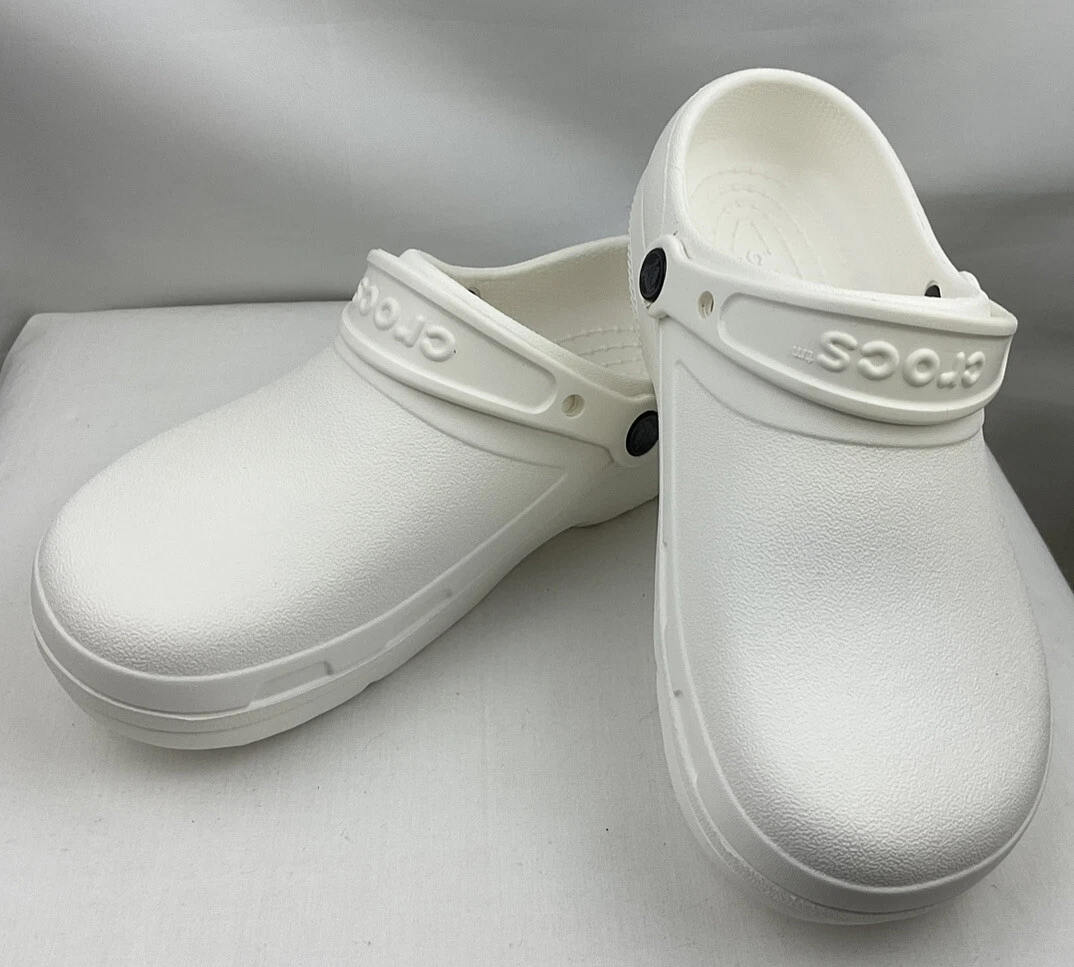 Crocs Specialist II Unisex Work Clog White Casual Women s Size 8