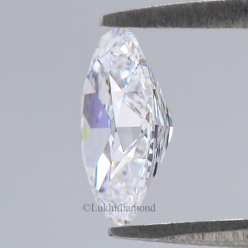 1.38 CT IGI Certified Oval Old European White - D Color VVS2 Clarity Lab Diamond - Picture 8 of 10