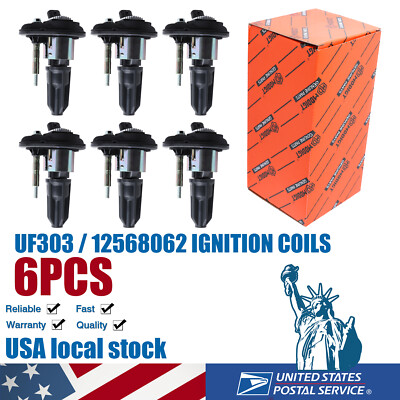 6x High Performance UF303 Ignition Coils for Chevy Trailblazer GMC Canyon Buick