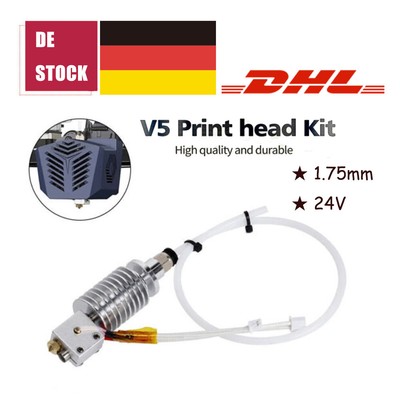 24V V5 J-Head Hotend Kit für Anycubic E3D V5 Vyper/Chiron Drucker 0.4mm Düse DE