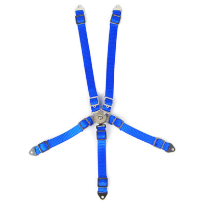 Yeah Racing 1/10 RC Crawler Blue Scale 5 Point Harness Seat Belt YA-0558BU