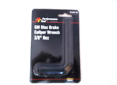 Performance Tool Disc Brake Hex Wrench-3/8in GM Models #WGM38