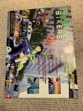 original ad 1998 11- 8.5'' Radikal Bikers Atari arcade video game AD FLYER image