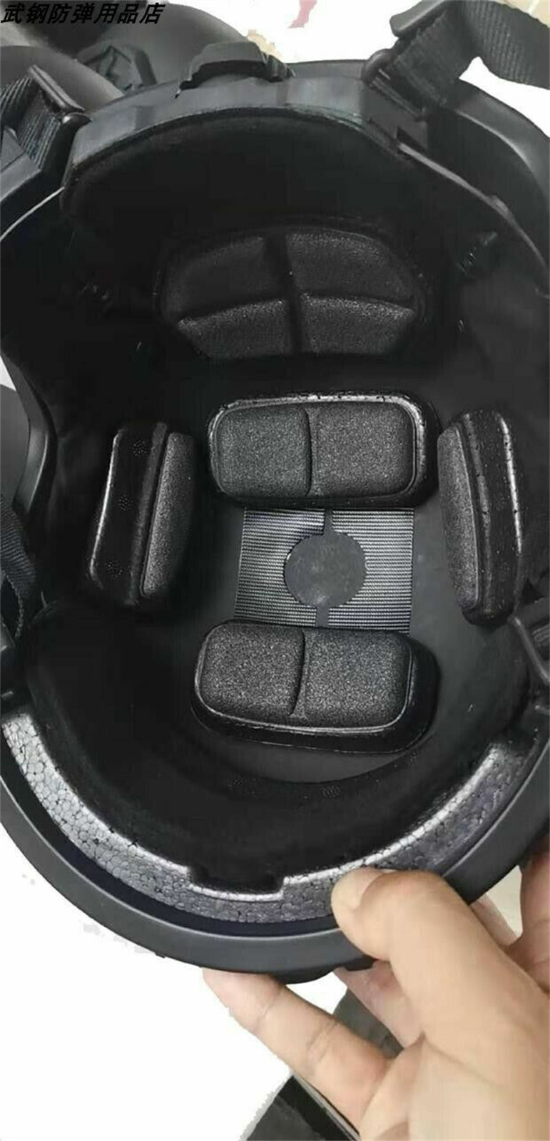 US Tactical Fast Uhmw-Pe Ballistic Helmet IIIA Level Bullet Proof 9MM Black M/L