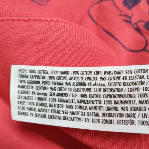 Vintage Disney Mickey Mouse Hoodie Rare Mens XL Red Goofy Graphic Print Retro - Picture 8 of 16