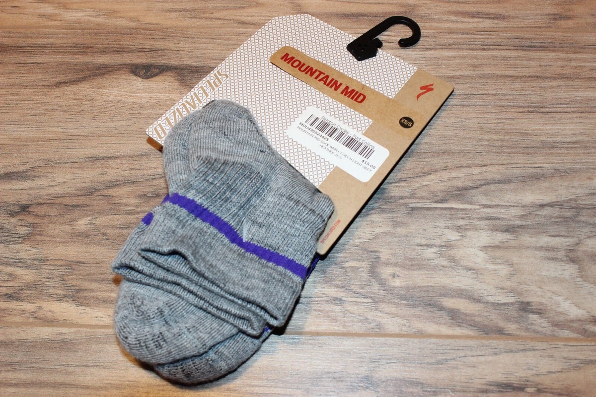 Specialized Mountain Mid Women's Cycling Sock XS/S Gray