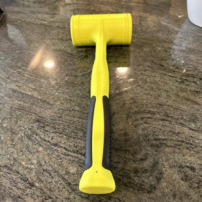 △△Snap-on スナップオン デッドブローハンマー  HBFE56 イエロー Snap On hbfe56 56 ounce soft grip dead blow hammer hi viz yellow