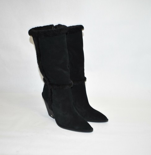 Sam Edelman Ilsa Faux Fur Trim Block 