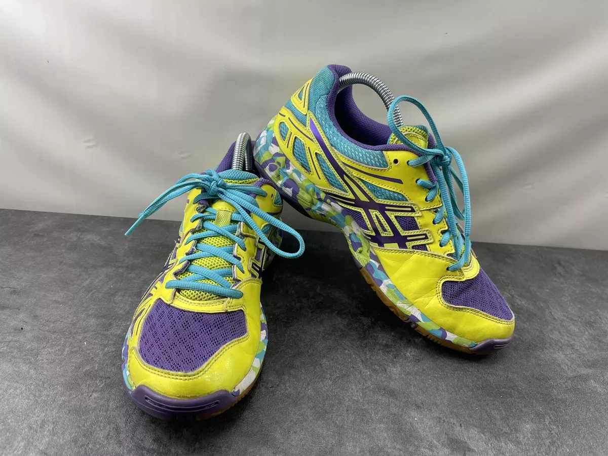 ASICS Gel Flashpoint Women s Running Shoes Purple Yellow 8.5 M
