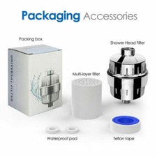 Universal 15 Stage Shower Filter Purifier Remove Chlorine To Hard Water Softener