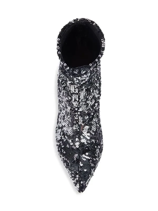 VALENTINO GARAVANI Sequin Sock Booties Size 37.5 - Image 2 of 4