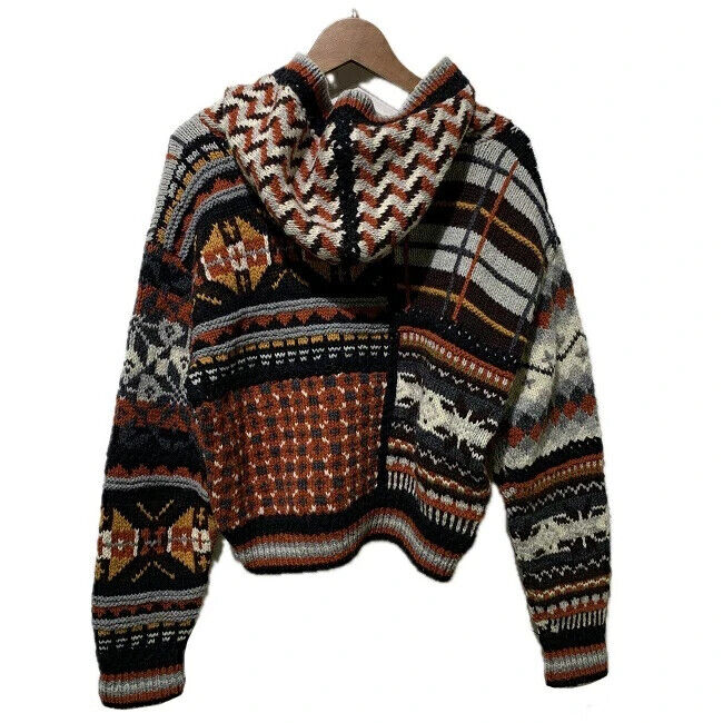 Issey Miyake Knit Hoodie 80'S-90'S Vintage Brown Size M From Issey Miyake Knit Hoodie 80'S-90'S Vintage Brown Size M From
