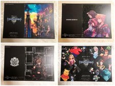 Kingdom Hearts 3 Disney Place Table Mat Sora SquareEnix Cafe Limited 4 Set Japan