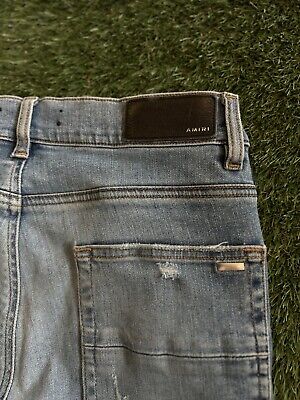 Size 30 - Amiri MX1 Jeans $1290 Retail Denim Black Patch 100 Size 30 - Amiri MX1 Jeans $1290 Retail Denim Black Patch 100