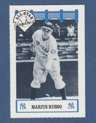 MARIUS RUSSO 1992 Wiz American Express All Star PROMO Mini Card SGA NY Yankees*