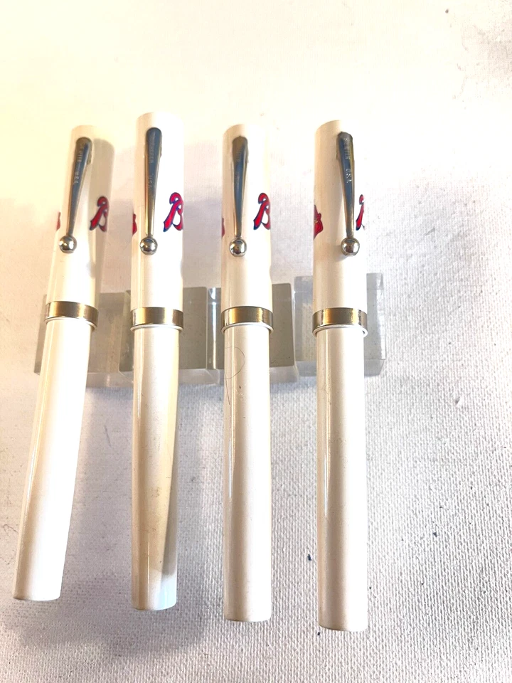 New/Old Atlanta Braves Sheaffer No Nonsense fountain or Ball Pen. choose nib.MLB - Image 2 of 4